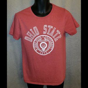 Ohio State Buckeyes Scarlet Heather T-Shirt - Adult Small